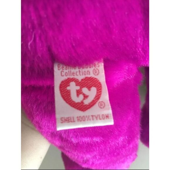 Ty Beanie Buddies Lot Millennium, Spangle, and Peace Bear - Picture 8 of 11